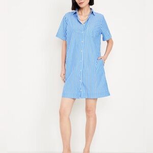OLD NAVY STRIPED SHIRT DRESS